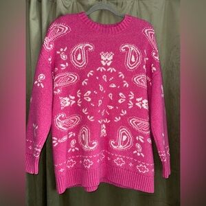 Oversized American Eagle Crew Neck Sweater